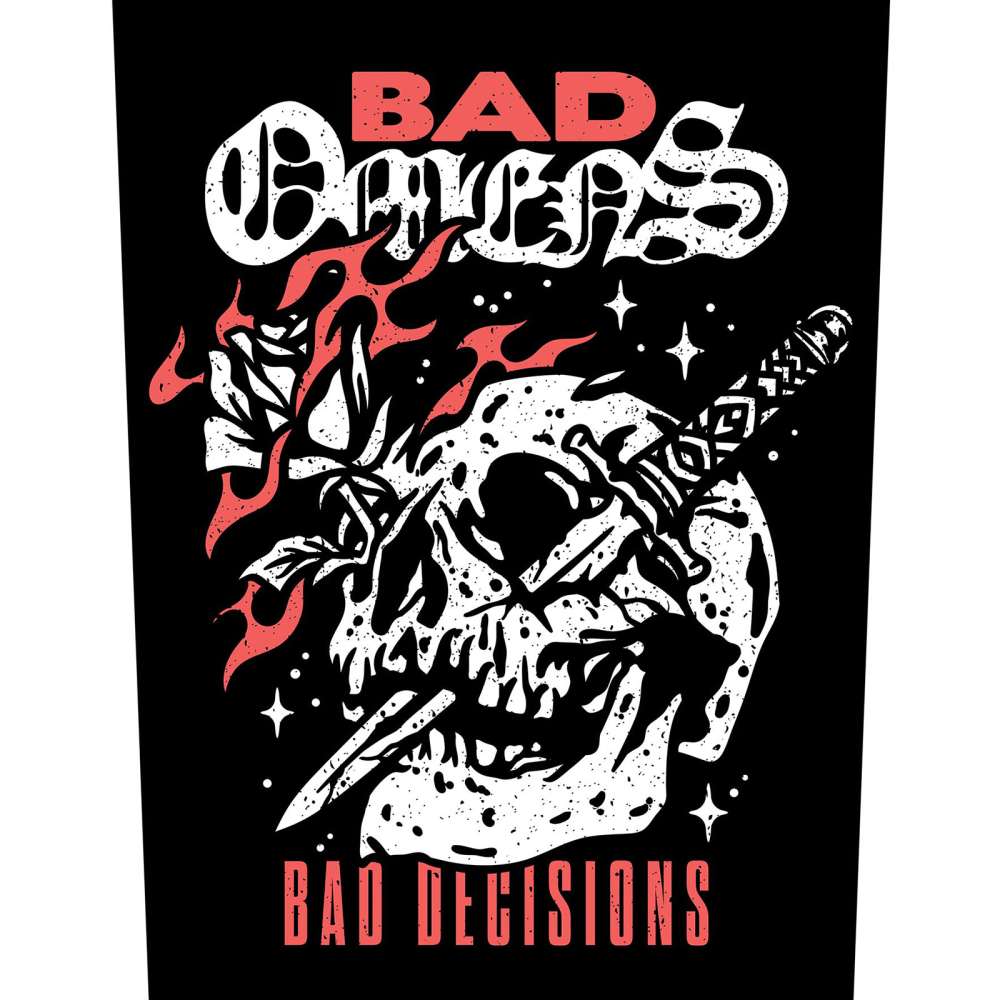 Bad Omens - Bad Decisions Rugpatch - Zwart